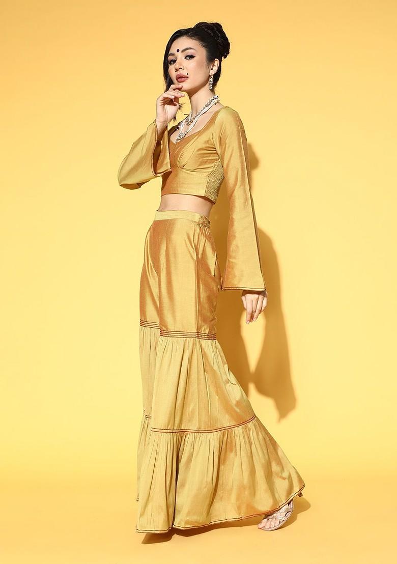 Gold Stunning Gold Solid Coords - Indya