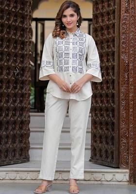 Off White Moda Rapido Women Printed Coords