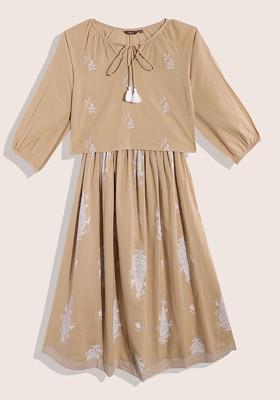 Teen Girls Pure Cotton Printed Ready To Wear Lehenga Choli