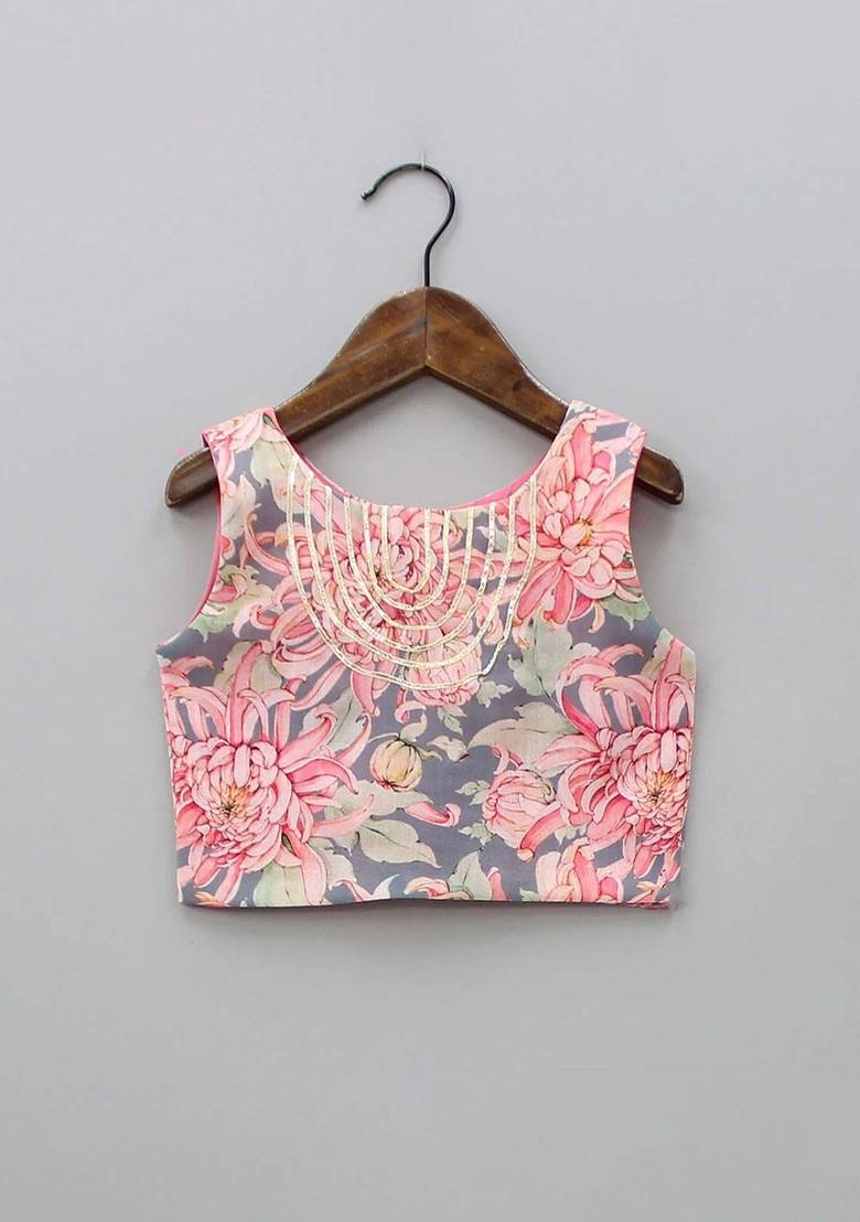 Girls Ready To Wear Lehenga And Blouse With Dupatta