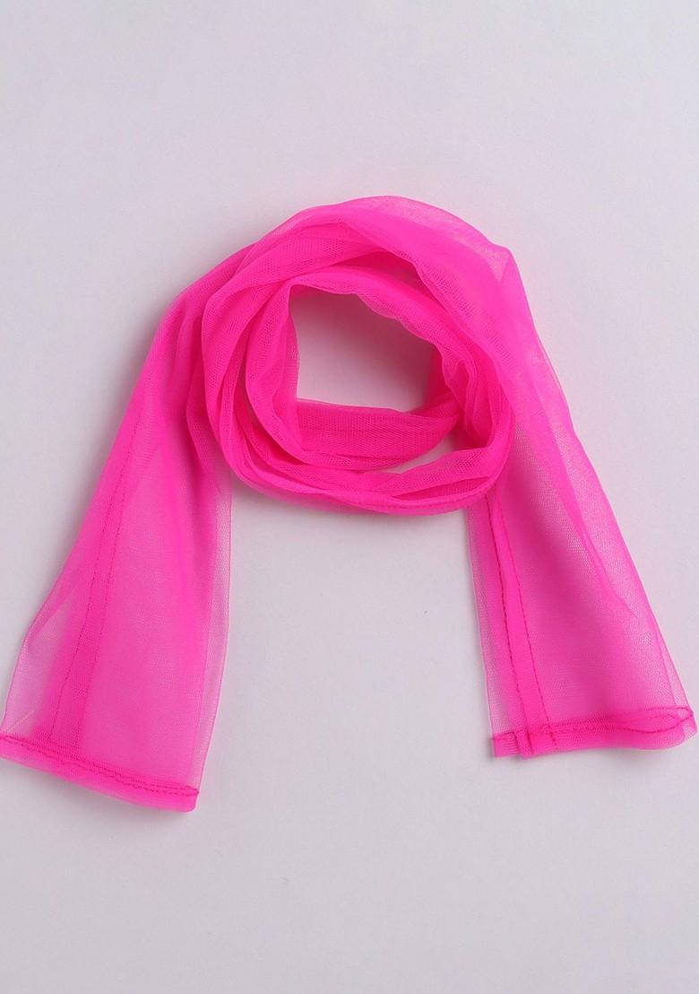 Girls Floral Embroidered Cotton Ready To Wear Lehenga With Blouse And Dupatta