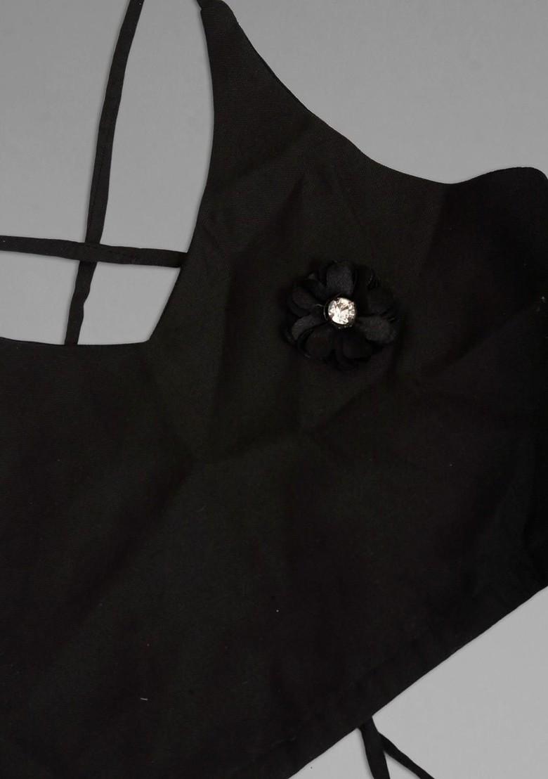 Maroon Embroidered Blended Lehenga Choli For Girls - Indya