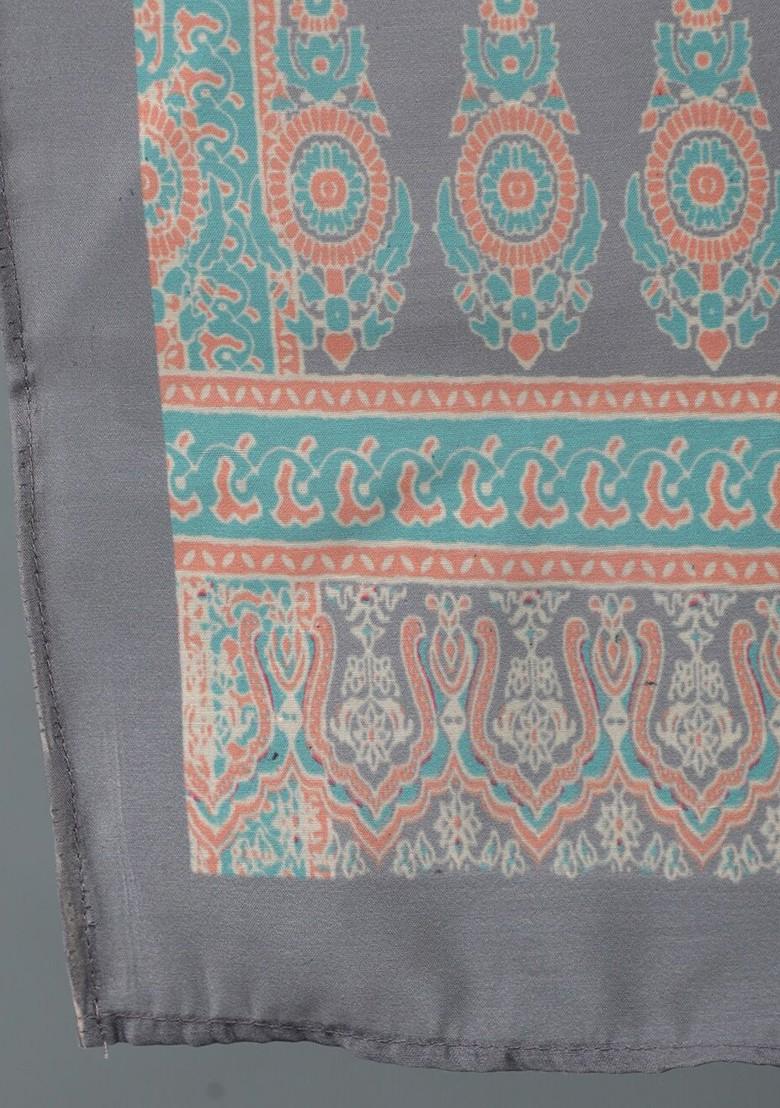 Pink Printed Blended Lehenga Choli For Girls - Indya