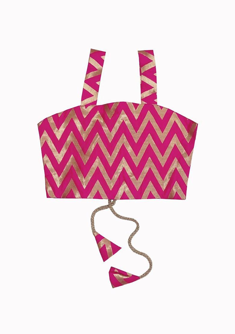 Grey Embroidered Blended Lehenga Choli For Girls - Indya