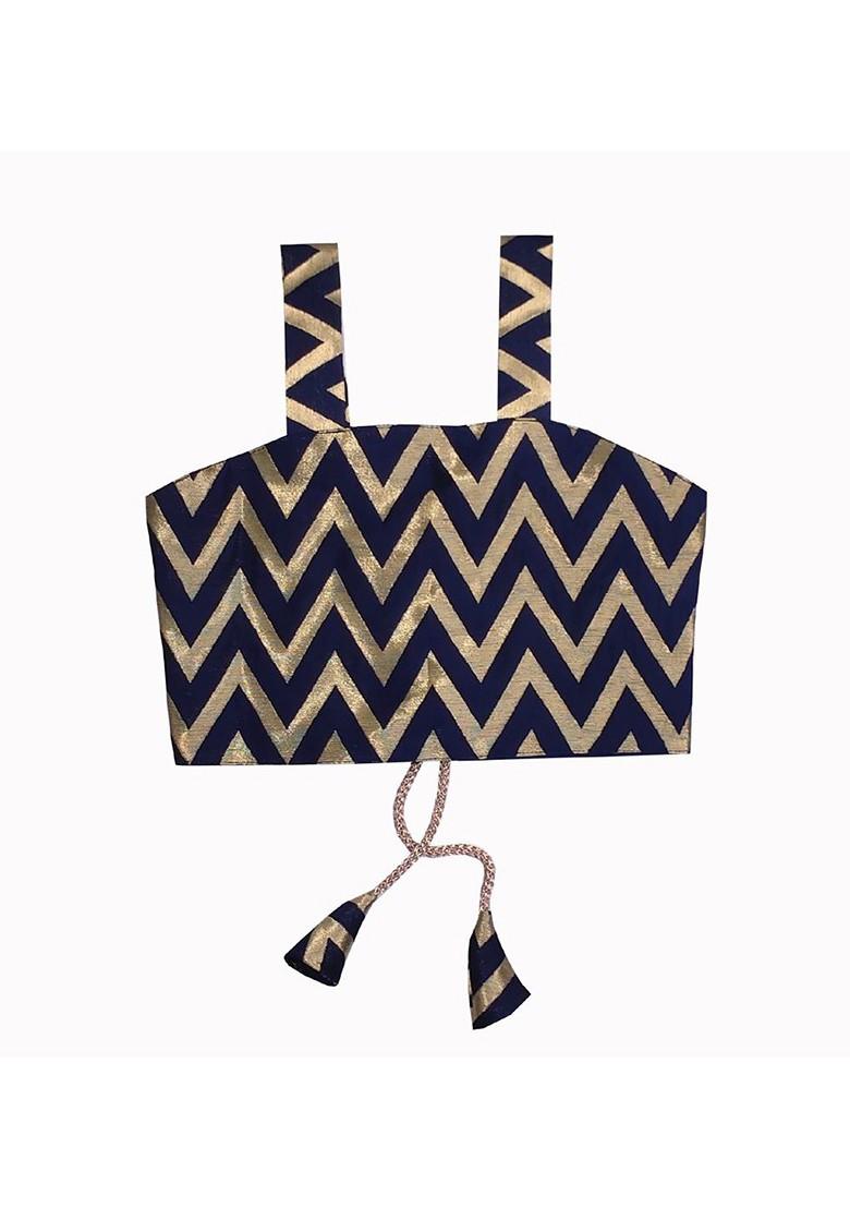 Lime Green Embroidered Blended Lehenga Choli For Girls - Indya