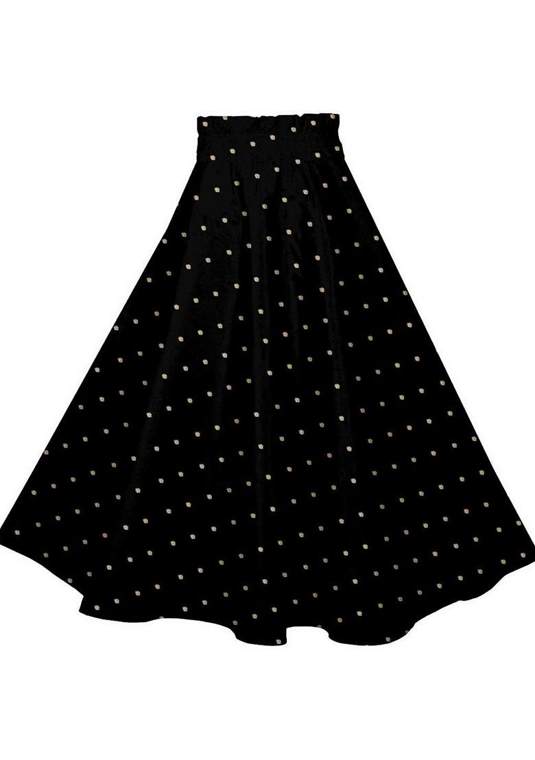 Green Embellished Blended Lehenga Choli For Girls - Indya