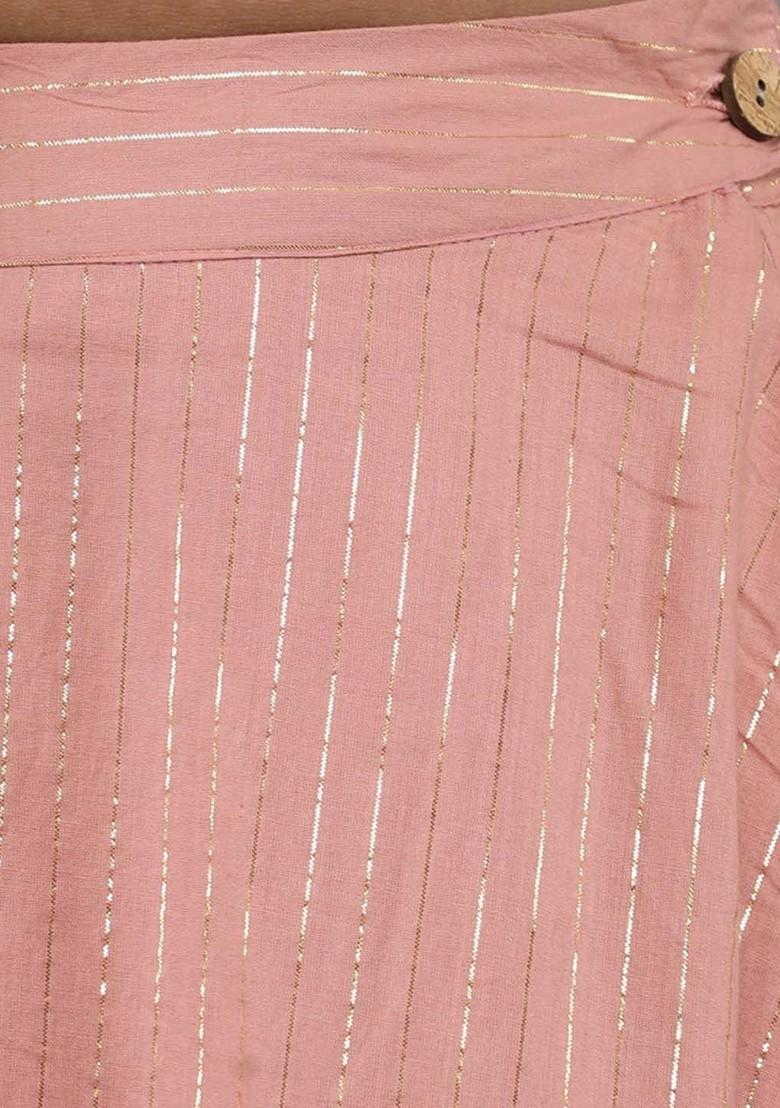 Green Embroidered Blended Lehenga Choli For Girls - Indya