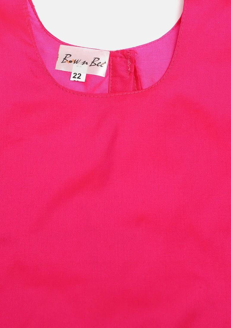 Navy Blue Embroidered Silk Lehenga Choli For Girls - Indya