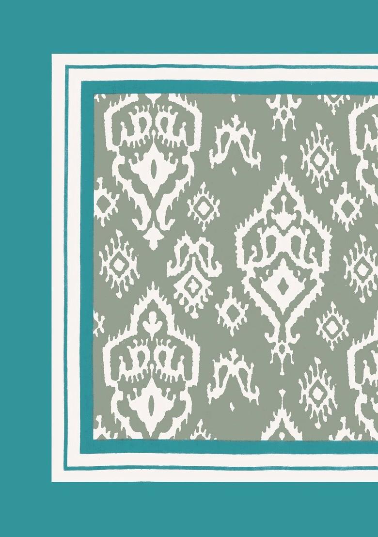 Blue And White 2 Pieces Printed Pure Cotton Rectangle Pillow Covers