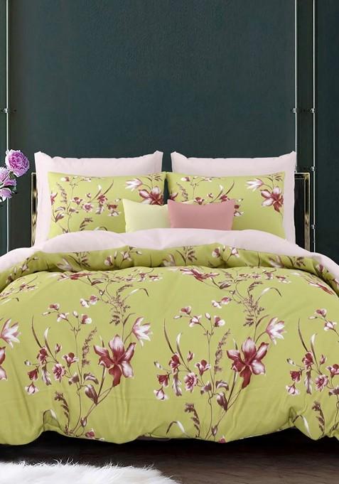 Super King Size Jaipur Block Print Cotton Bedsheet With 2 Pillow Covers