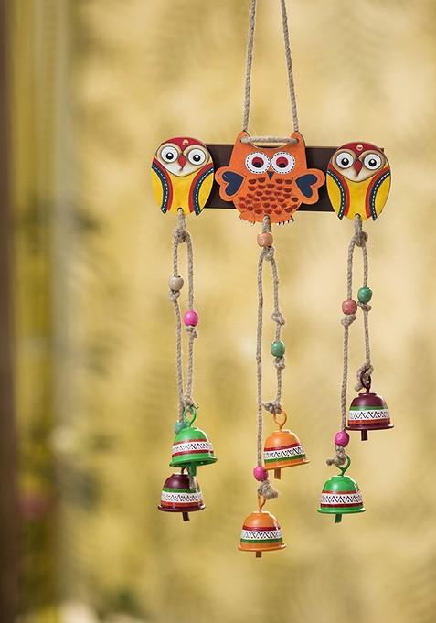 Multicoloured Decorative Hanging Metal Wind Chime
