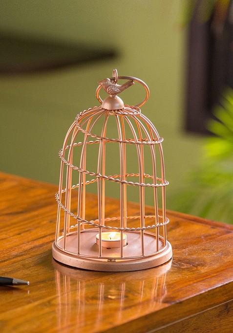 The Bird Wired Go Round Tea Light Holder