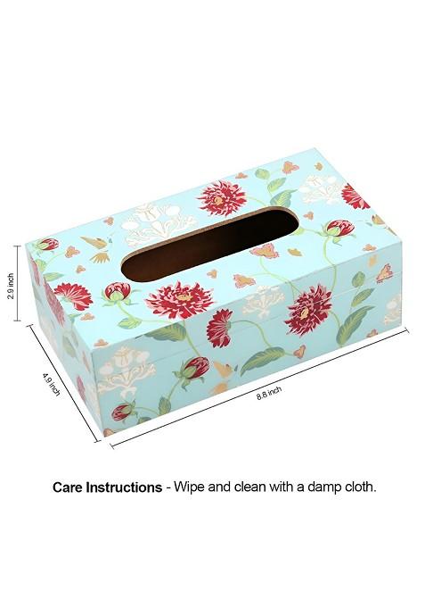 Floral Print Tissue Holder