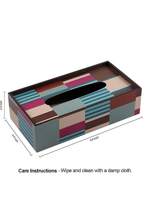 Blue And Pink Tissue Holders