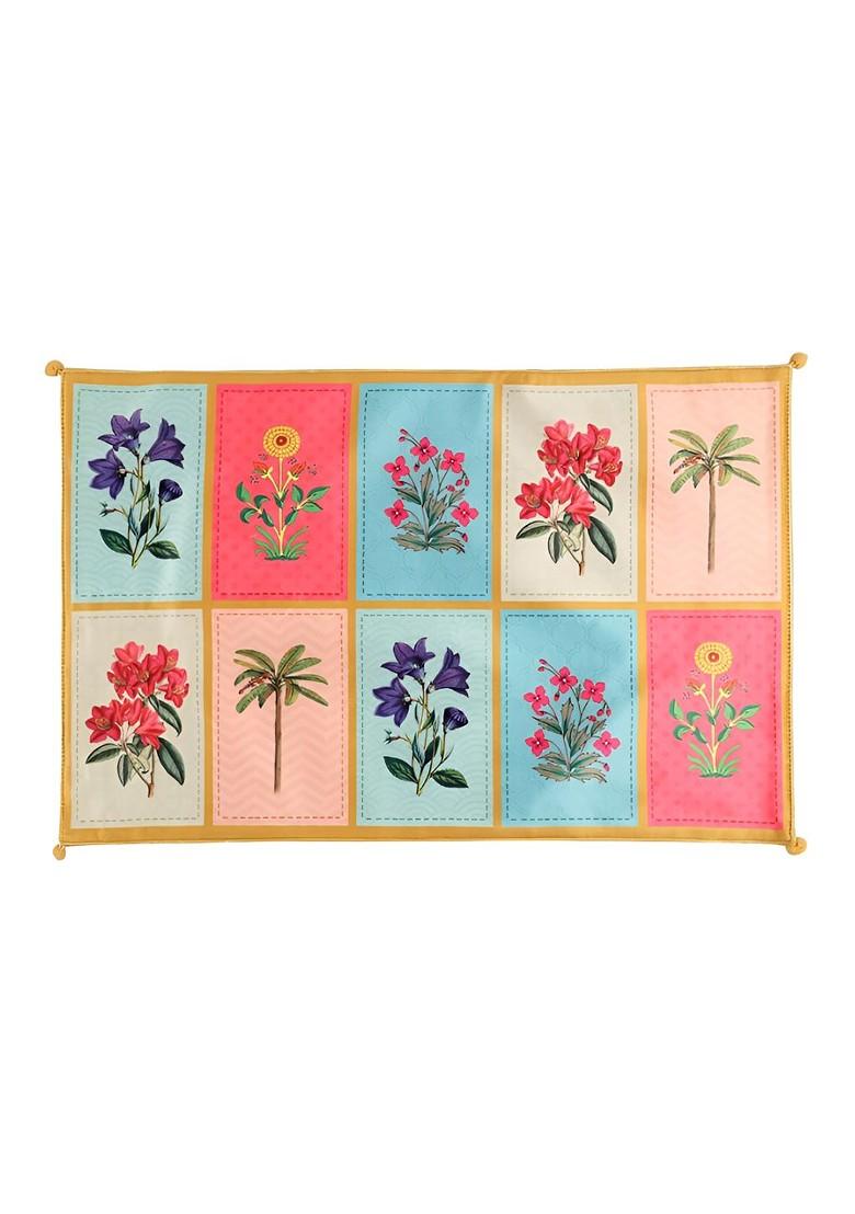 6 Pieces Yellow Printed Cotton Table Placemats