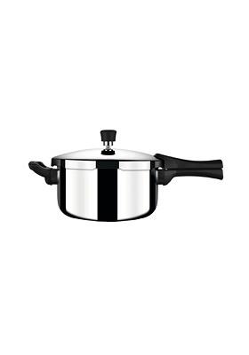 Xpress Black Tri Ply Stainless Steel Induction Base Pressure Cooker 6 L