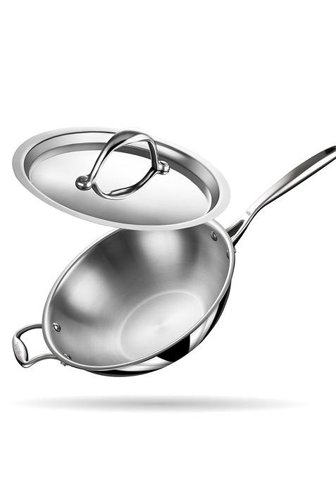 Stainless Steel Induction Base Frypan