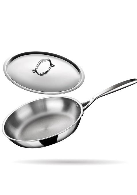 Stainless Steel Induction Base Frying Pan