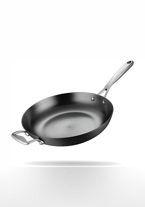Black Cast Iron Induction Base Frypan