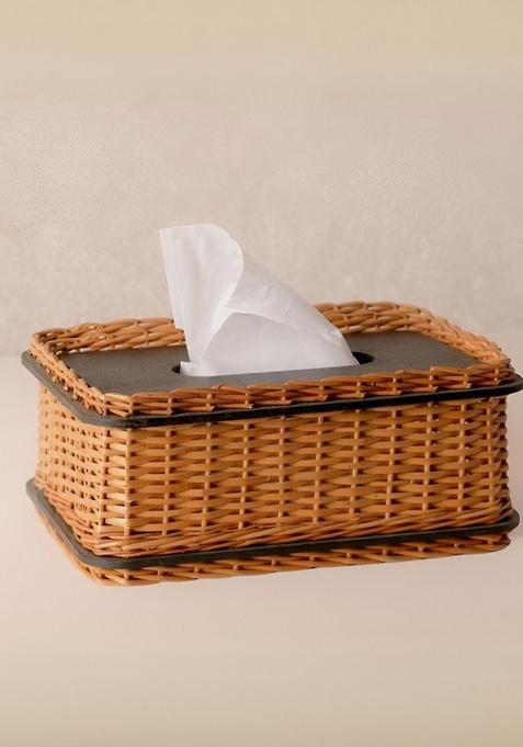 Textured Wicker Tissue Holders