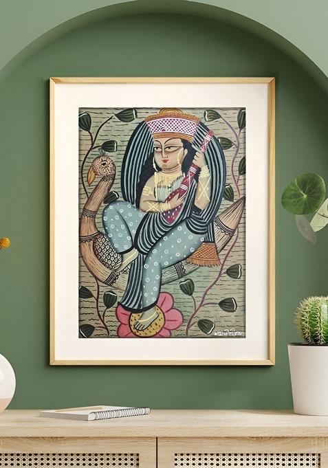 Blue And Green Religious Paintings Wall Art