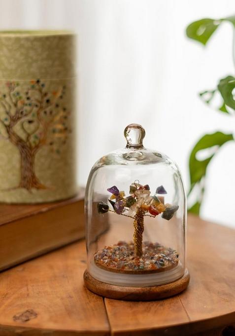 Dome Crystal Chakra Tree