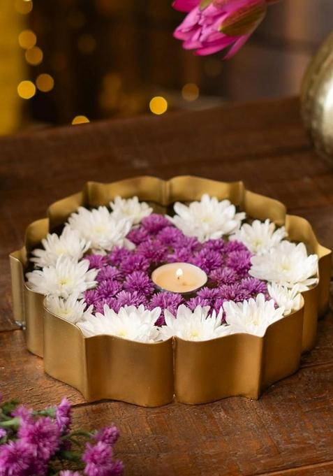 Sitara Brass Urli Bowl For Home And Gifting Ocassion