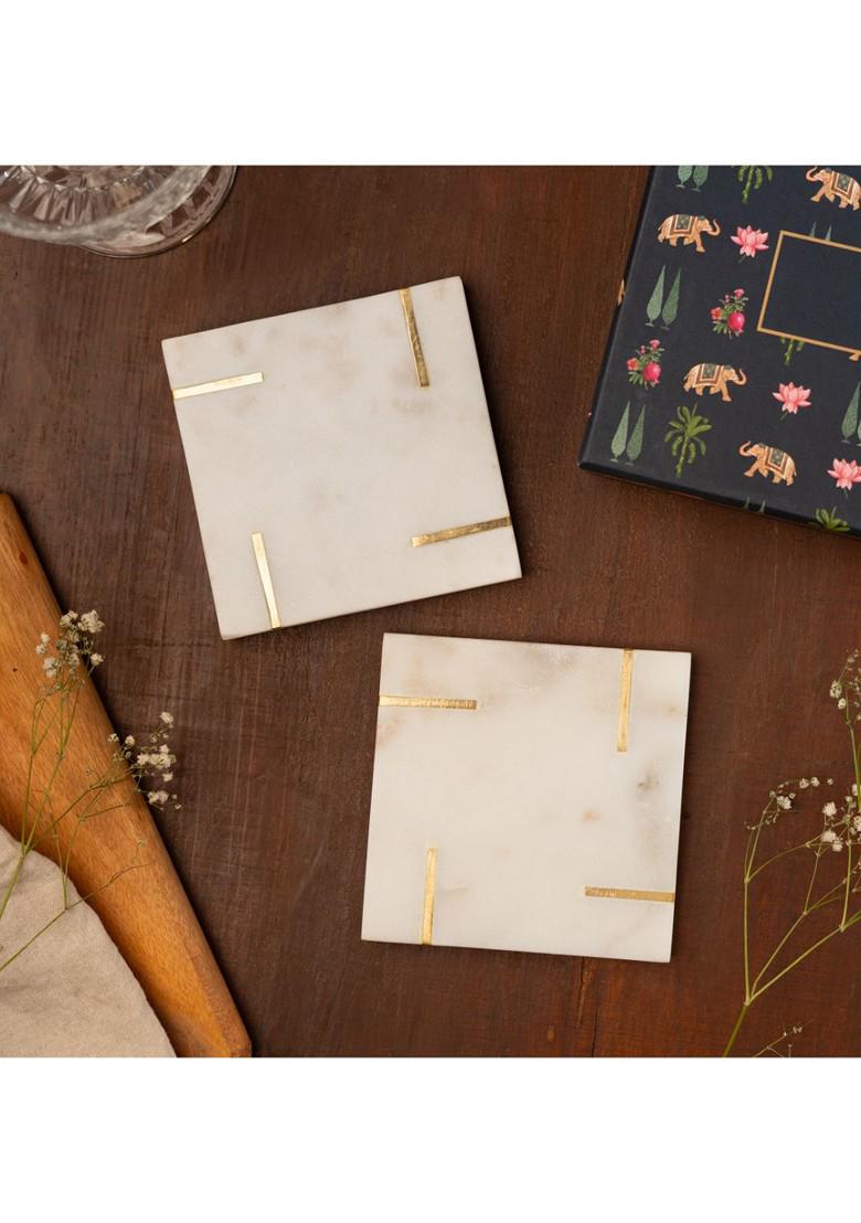 Set Of 2 Minar Coaster