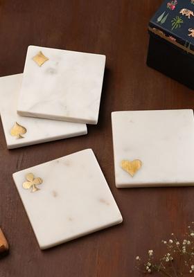 Set Of 4 Taash Coaster