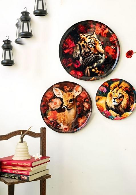 Set Of 3 Vancara Madhubani Wall Plate For Home And Wall Decor