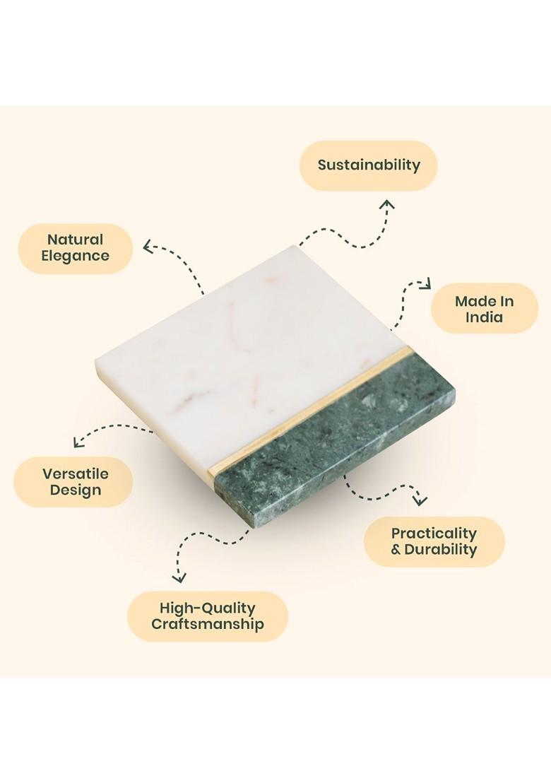 Set Of 2 Pine Coaster