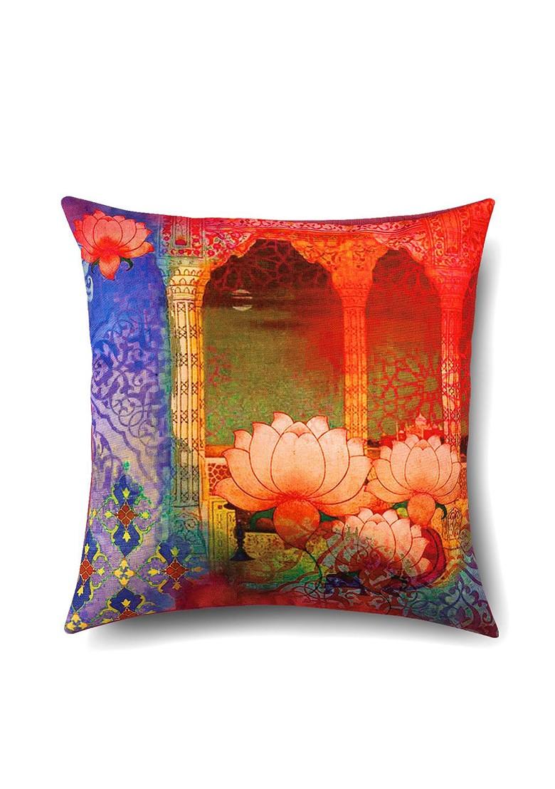 Multicoloured Set Of 5 16 X 16 Square Cushion Covers