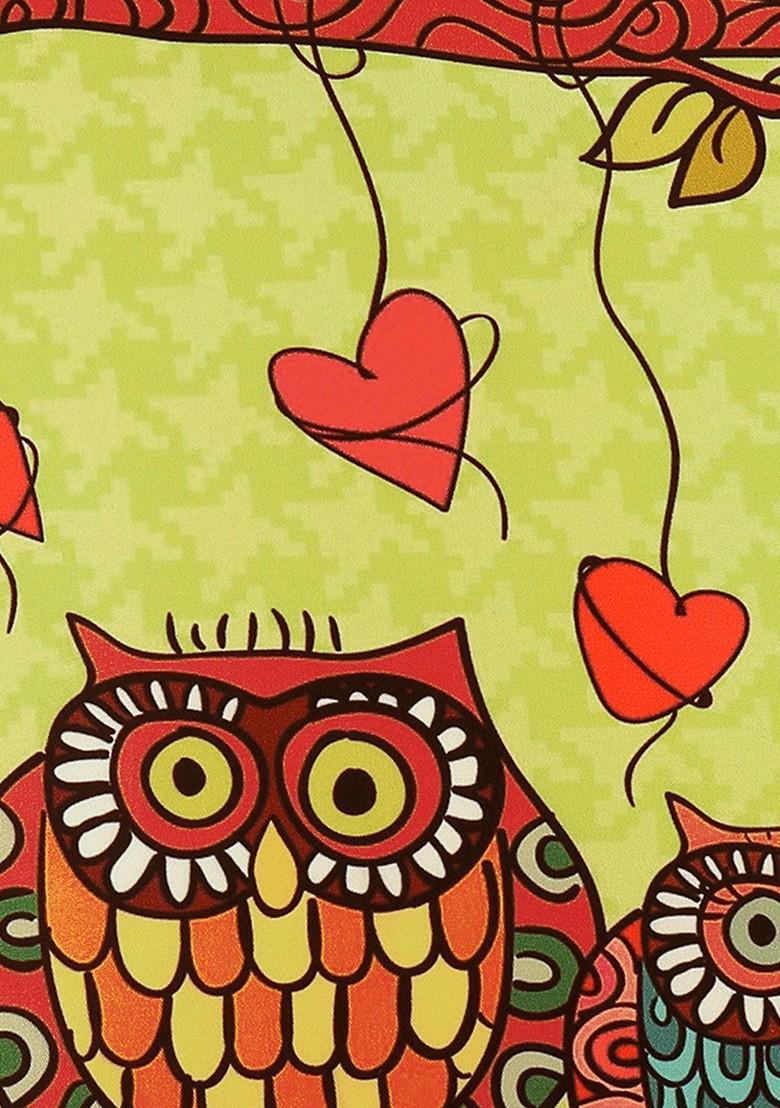 Multicoloured Set Of 2 Printed 16 X 16 Square Cushion Covers