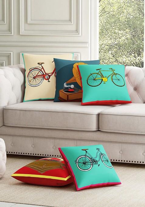 Unisex Red Cushion Covers