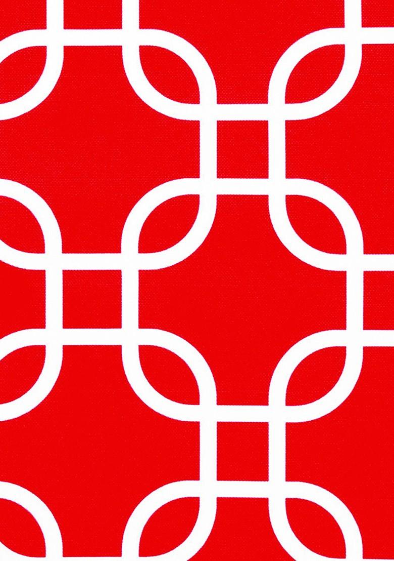 White And Red Set Of 3 16 X 16 Square Cushion Covers