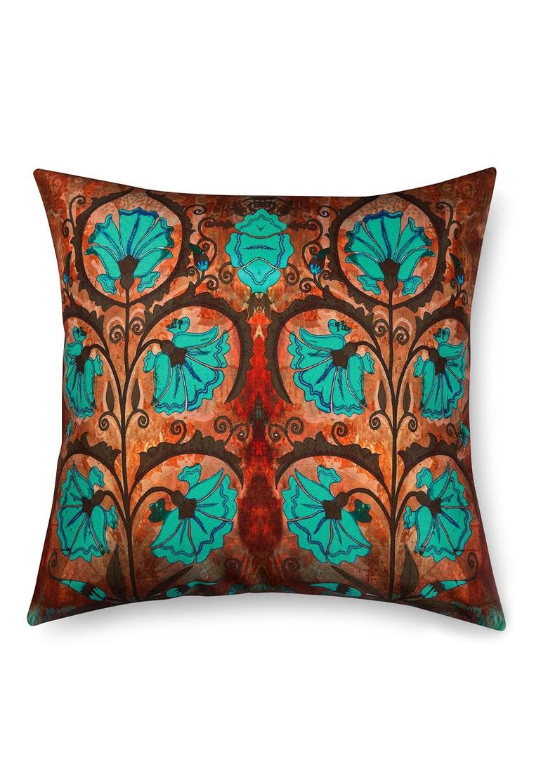 Multicoloured Set Of 3 Printed 16 X 16 Square Cushion Covers