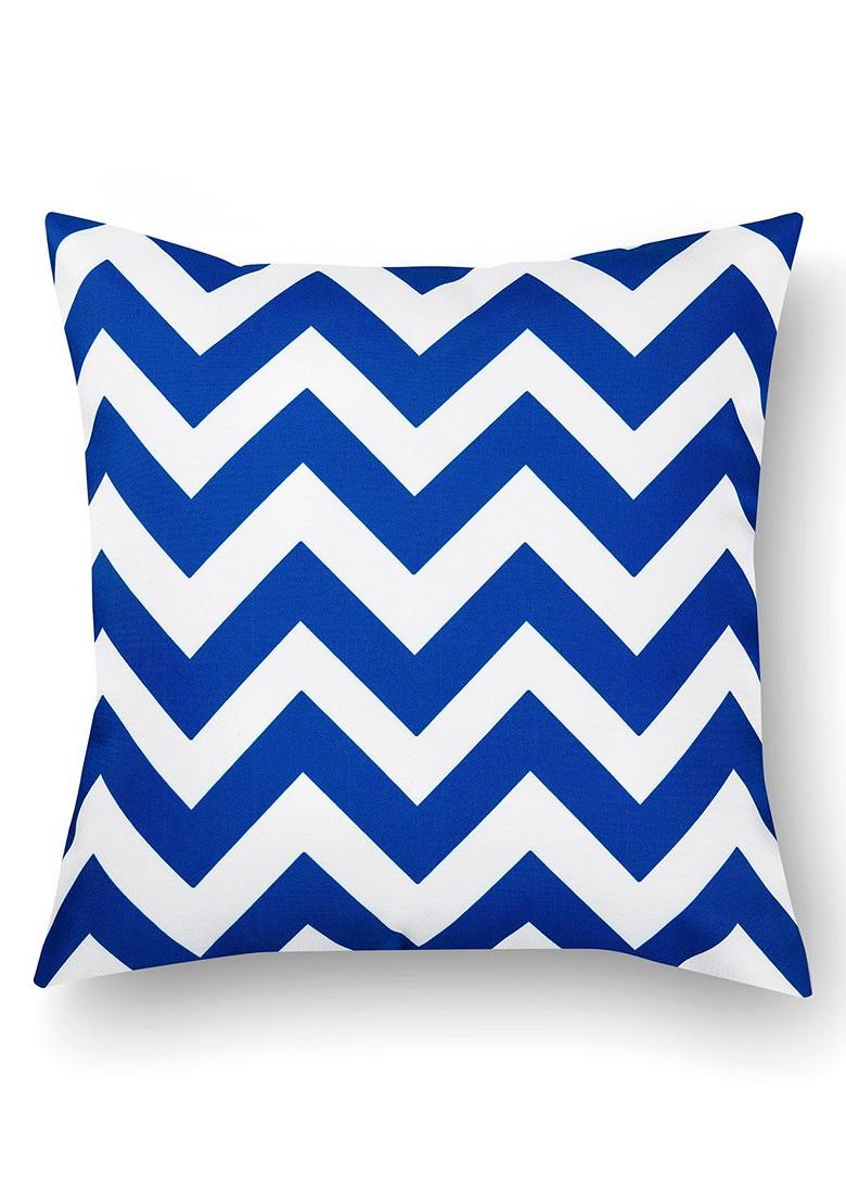 Multicoloured Set Of 3 Printed 16 X 16 Square Cushion Covers