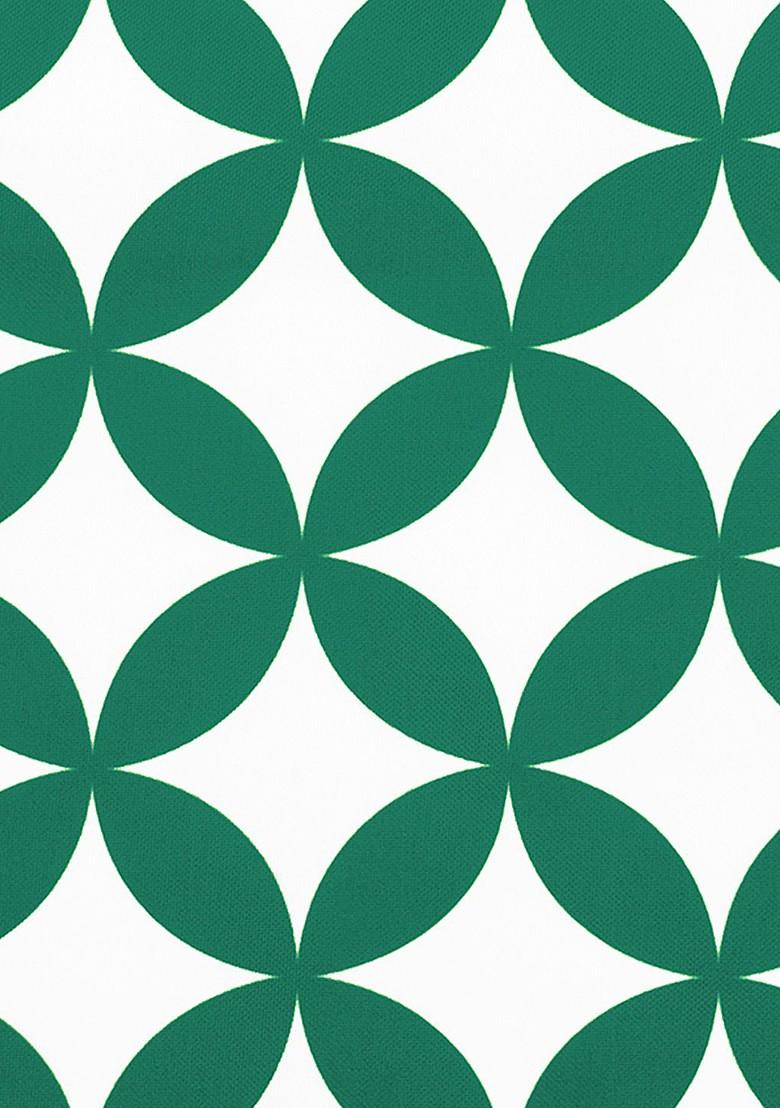 Green Set Of 2 Printed 16 X 16 Square Cushion Covers