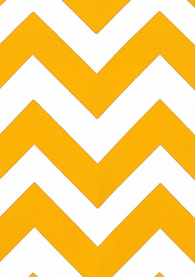 Yellow And White Set Of 2 Printed 16 X 16 Square Cushion Covers