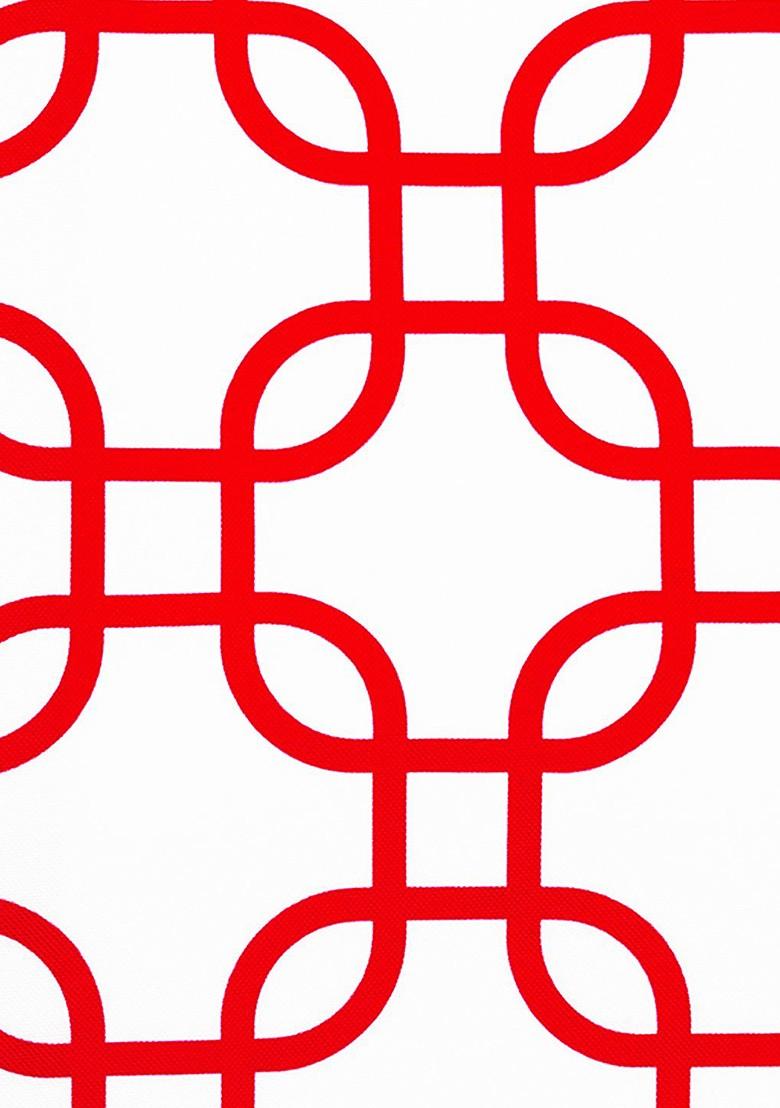 White Set Of 2 Printed 16 X 16 Square Cushion Covers