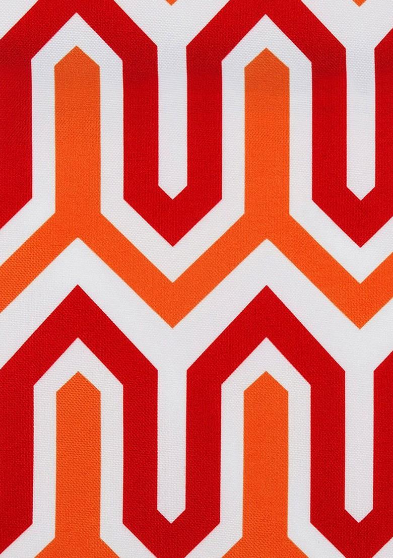 Red And Orange Set Of 3 Printed 16 X 16 Square Cushion Covers