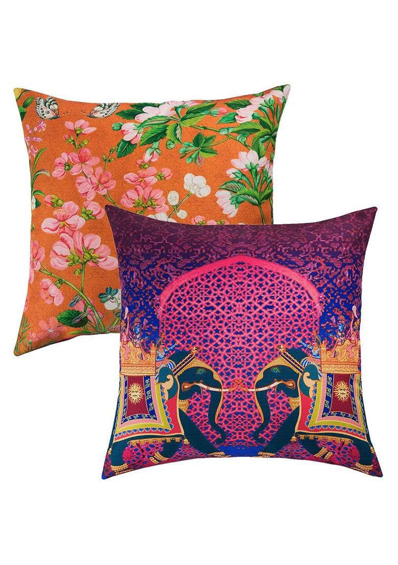 Multicoloured 16 X 16 Set Of 10 Square Cushion Covers