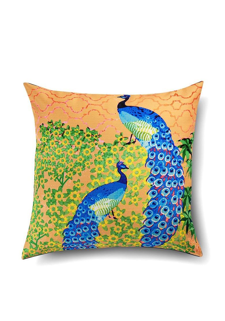 Multicoloured Set Of 5 16 X 16 Square Cushion Covers