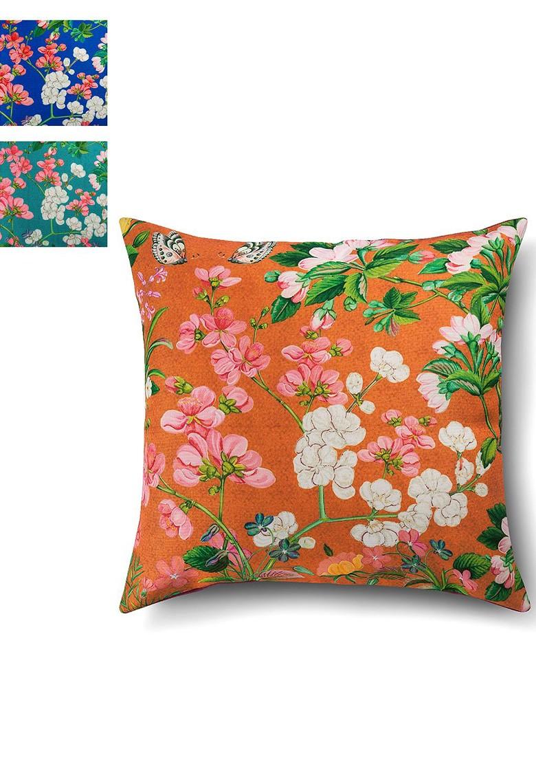 Multicoloured Set Of 3 16 X 16 Square Cushion Covers