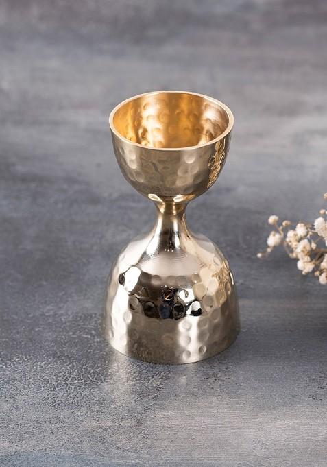 GoldToned Hammerd Tone Double Side Peg Measurer