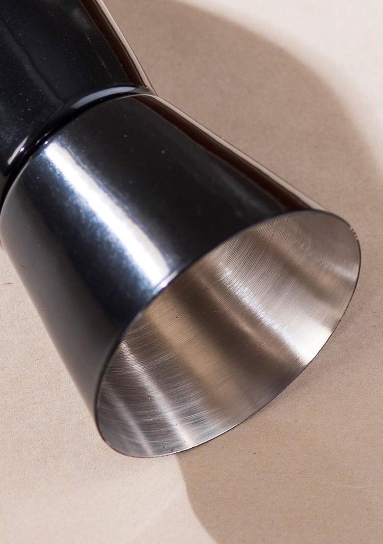 Black Printed Stainless Steel Mocktail Peg Measure