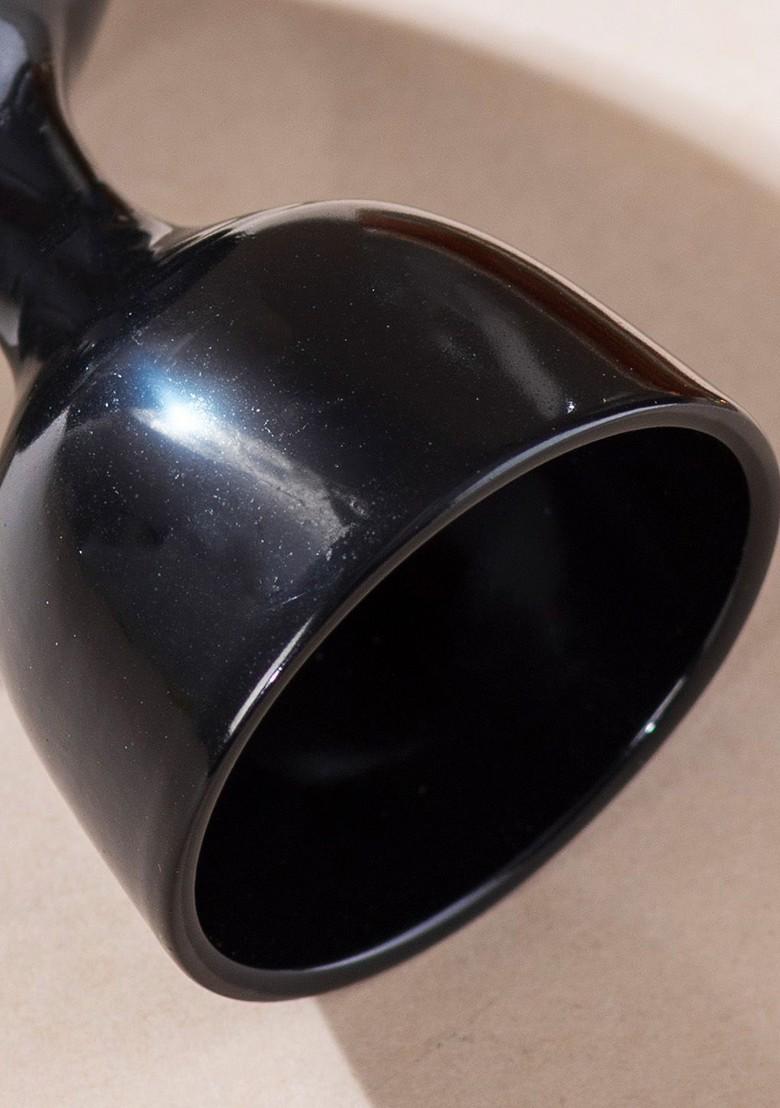 Black Printed Stainless Steel Mocktail Peg Measure