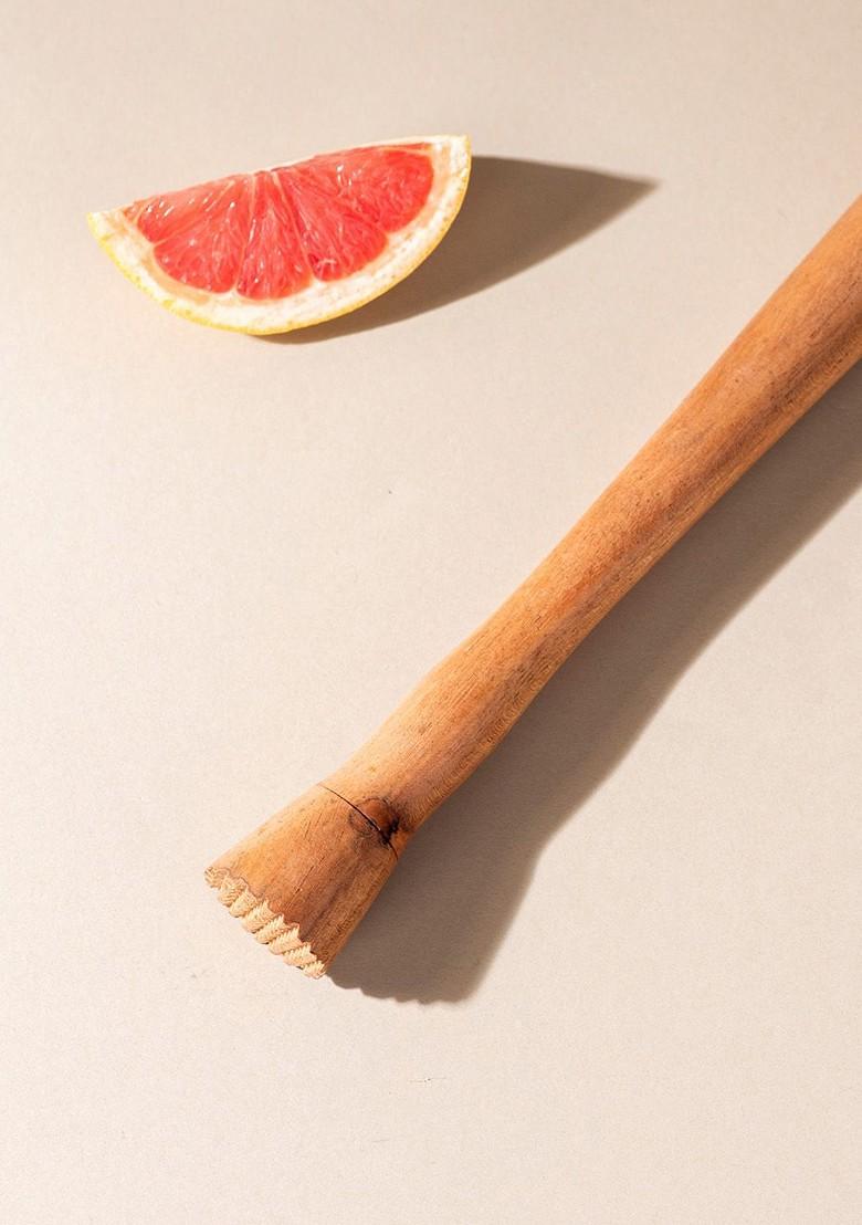 Nestroots Brown Wooden Cocktail Mocktail Muddler