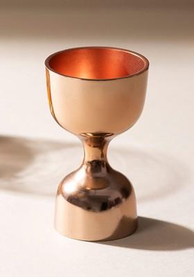 Golden Stainless Steel Double Sided Mocktail Peg Measure