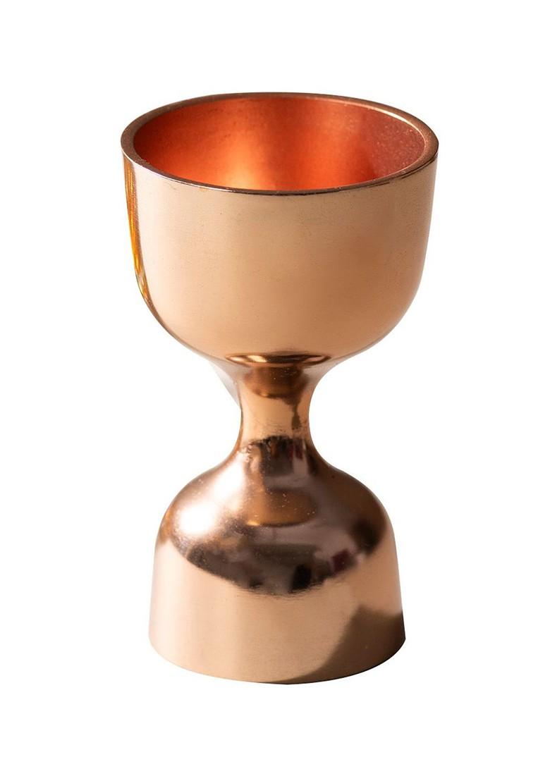 Golden Stainless Steel Double Sided Mocktail Peg Measure